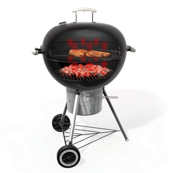 Weber BBQ Carvão Original Kettle E-5730 - Preto